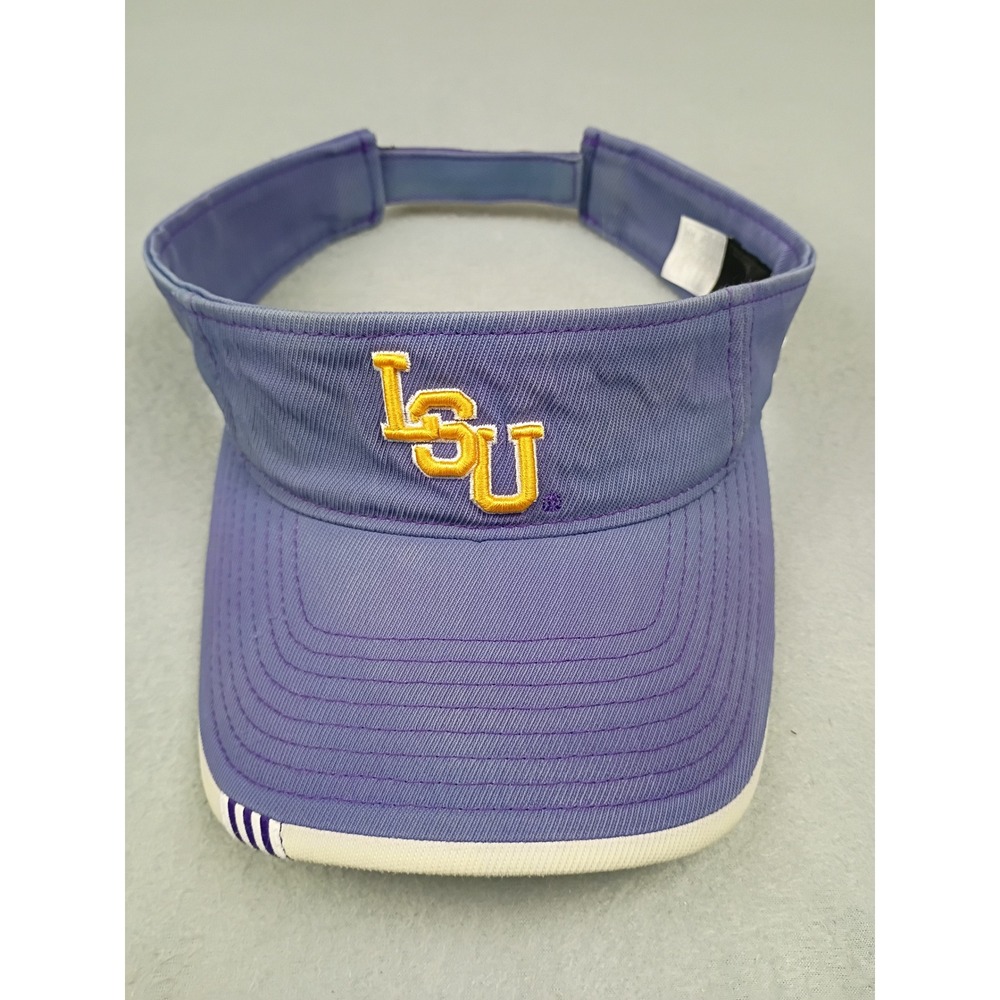 Adidas LSU Tigers Visor Purple Gold Embroidered Adjustable Hat NCAA Collegiate